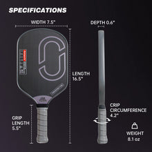 Load image into Gallery viewer, Jbotsports Pickleball Paddles Thruster-T100