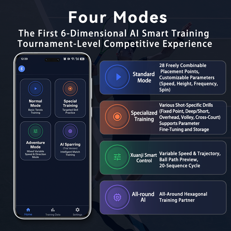 Jbotsports Tennis Ball Machine JT-M9