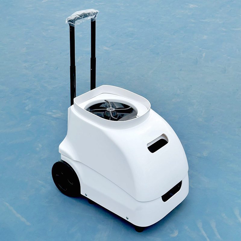 Jbotsports Pickleball Machine JP-L6 - Compact Portable Pickleball Server on Court, Designed with Telescopic Handle & Rolling Wheels for Training