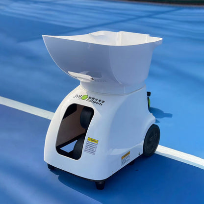 Jbotports Tennis Ball Machine - Portable Dual-Wheel Tennis Training Equipment for Court Use