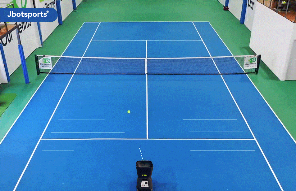 Jbot Sports Tennis Ball Machine - JT-S Target Distribution Map