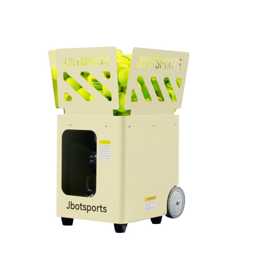 Jbsports Tennis Ball Machine - Portable Automatic Ball Feeder for Tennis Training & Practice